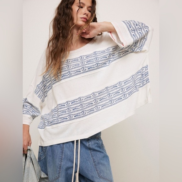 Tops - NWT Free People High Seas Tee